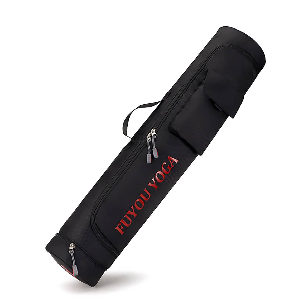 Yoga Mat Carry Bag with Adjustable Strap, Nylon - Black