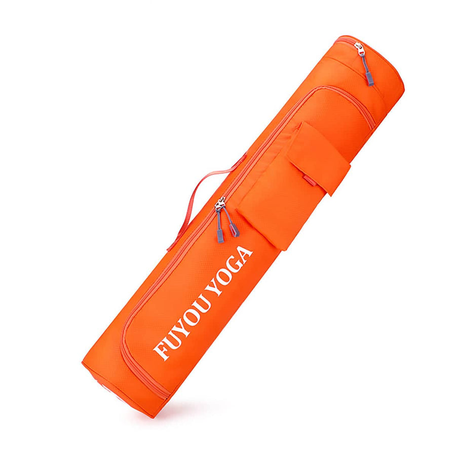 Yoga Mat Carry Bag with Adjustable Strap, Nylon - Orange