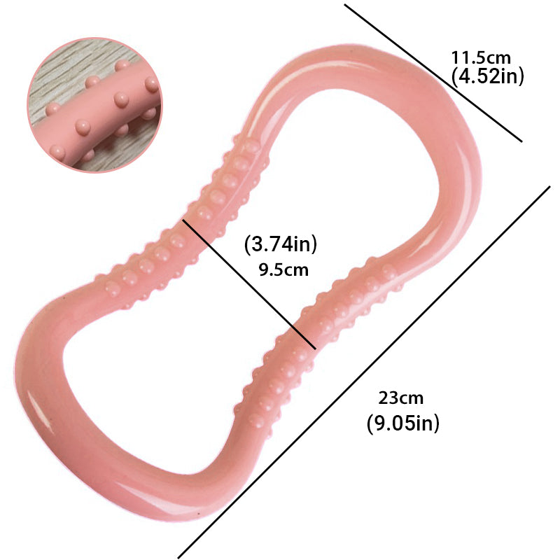Yoga Pilates Ring for Stretching and Core Training - Pink - view 4