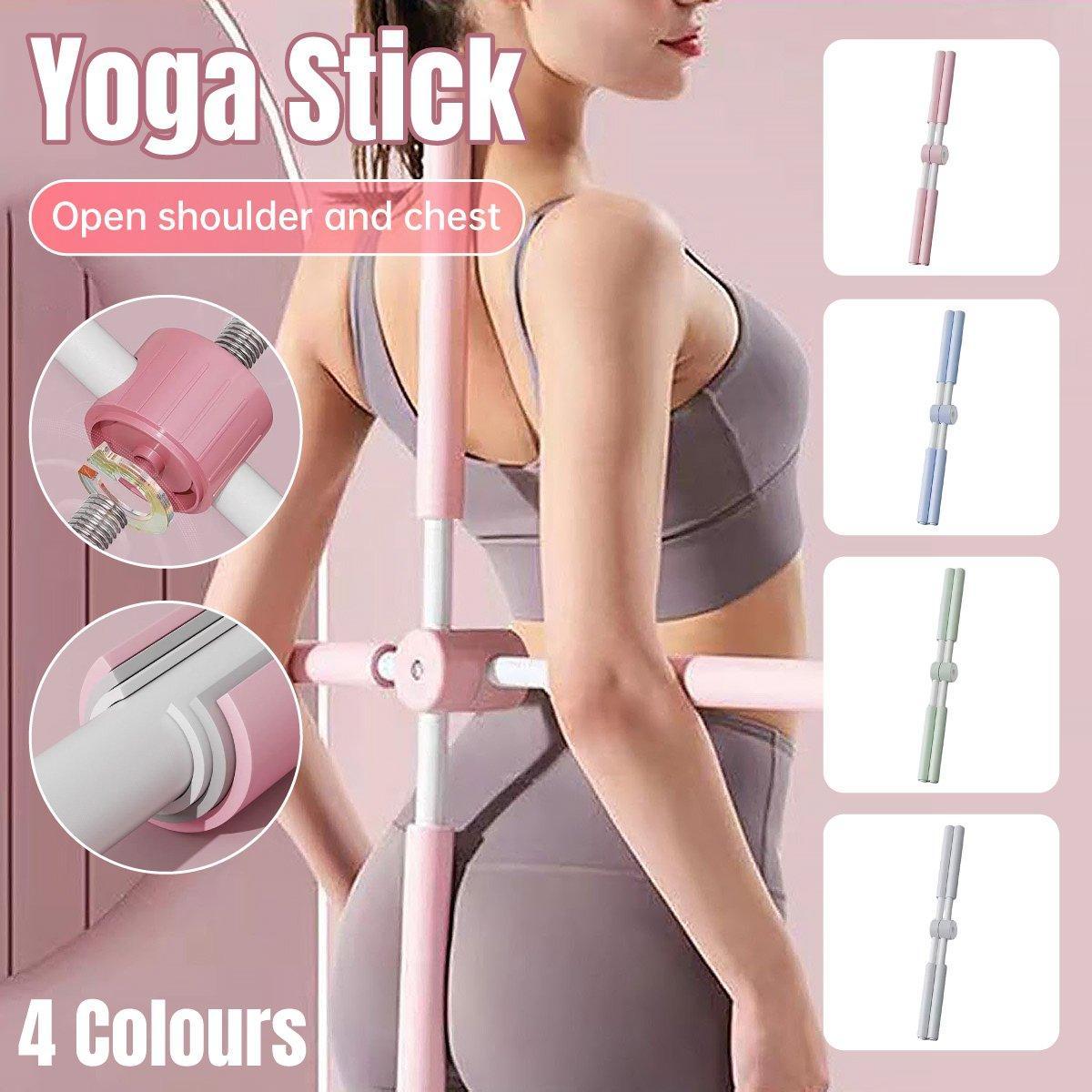 Yoga Posture Corrector Stick for Back and Shoulders - Grey - view 2