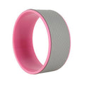 Yoga Wheel Back Roller for Pilates and Stretching - Grey and Pink