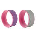 Yoga Wheel Back Roller for Pilates and Stretching - Grey and Pink - view 3