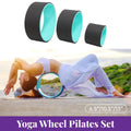 Yoga Wheel Set Non-Slip for Back Stretching and Pilates, Pack of 3