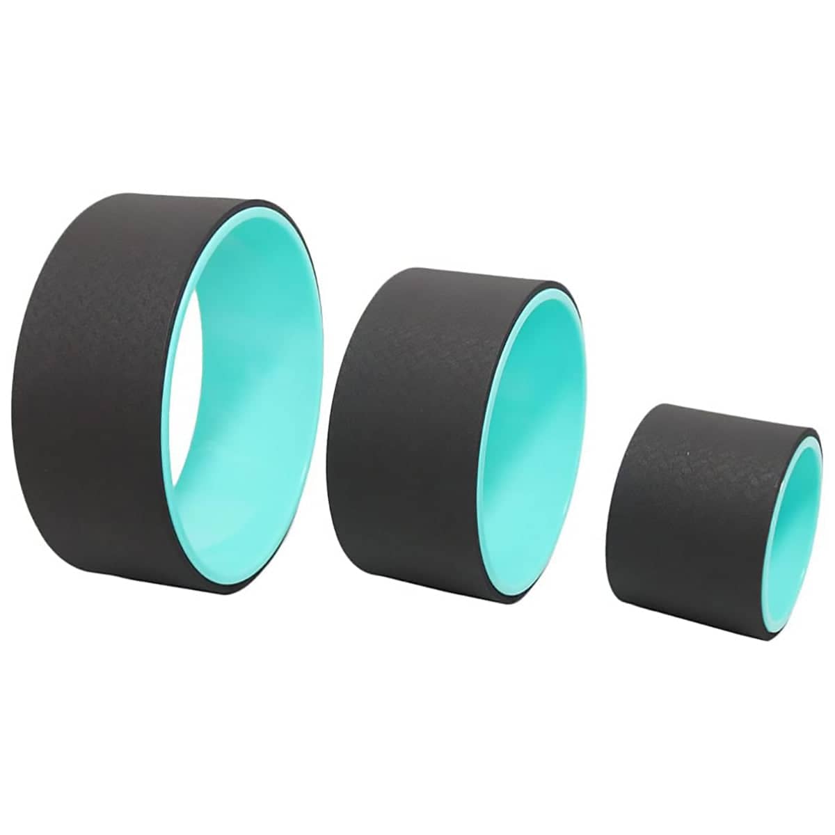 Yoga Wheel Set Non-Slip for Back Stretching and Pilates, Pack of 3 - view 2