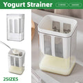 Yogurt Whey Strainer with Stainless Steel Mesh - 1100ml (17.6 x 10.8 x 9 cm) - view 2