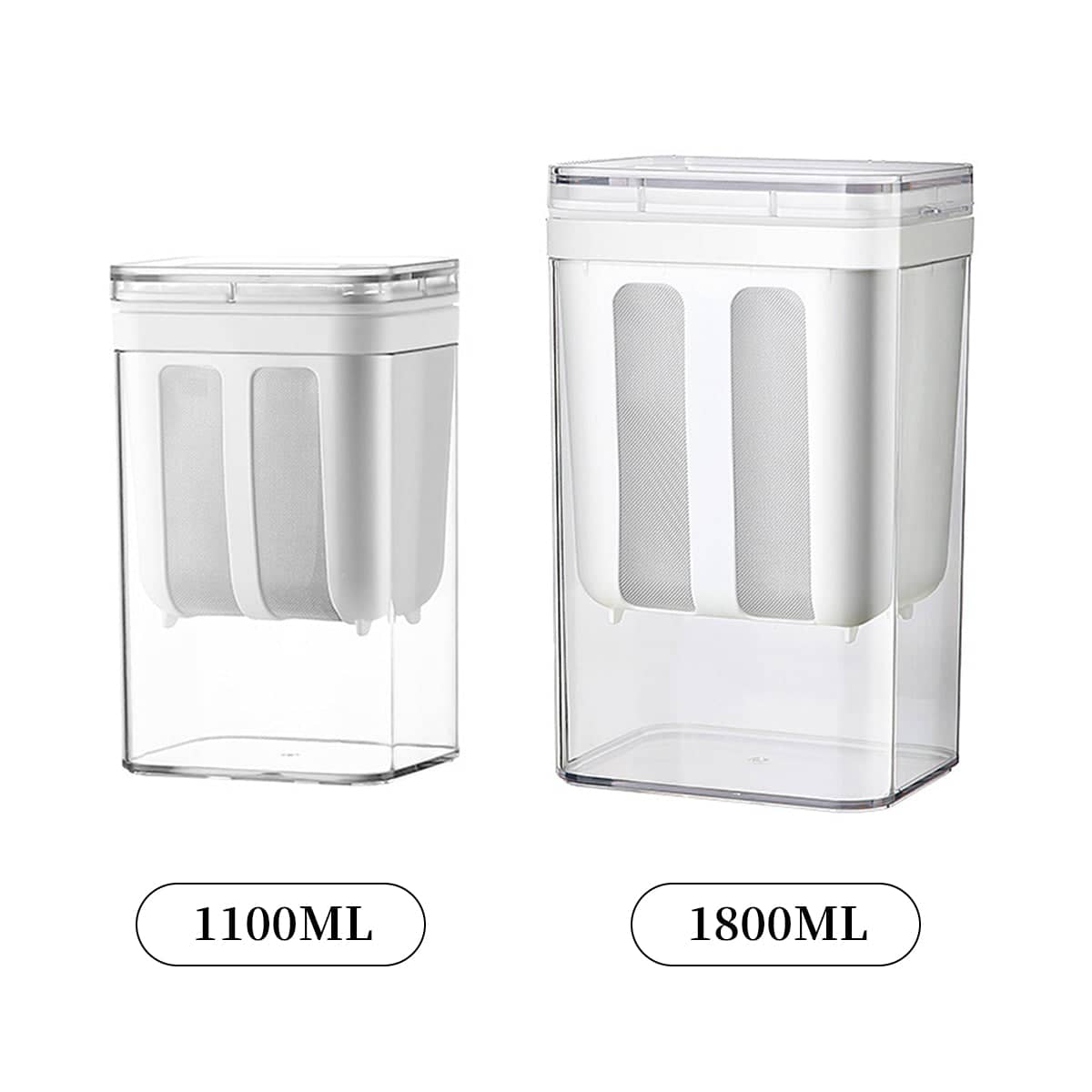 Yogurt Whey Strainer with Stainless Steel Mesh - 1100ml (17.6 x 10.8 x 9 cm) - view 3