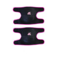Youth Knee Pads for Basketball and Dance - Black and Rose Red, Size M (34 x 20 cm)