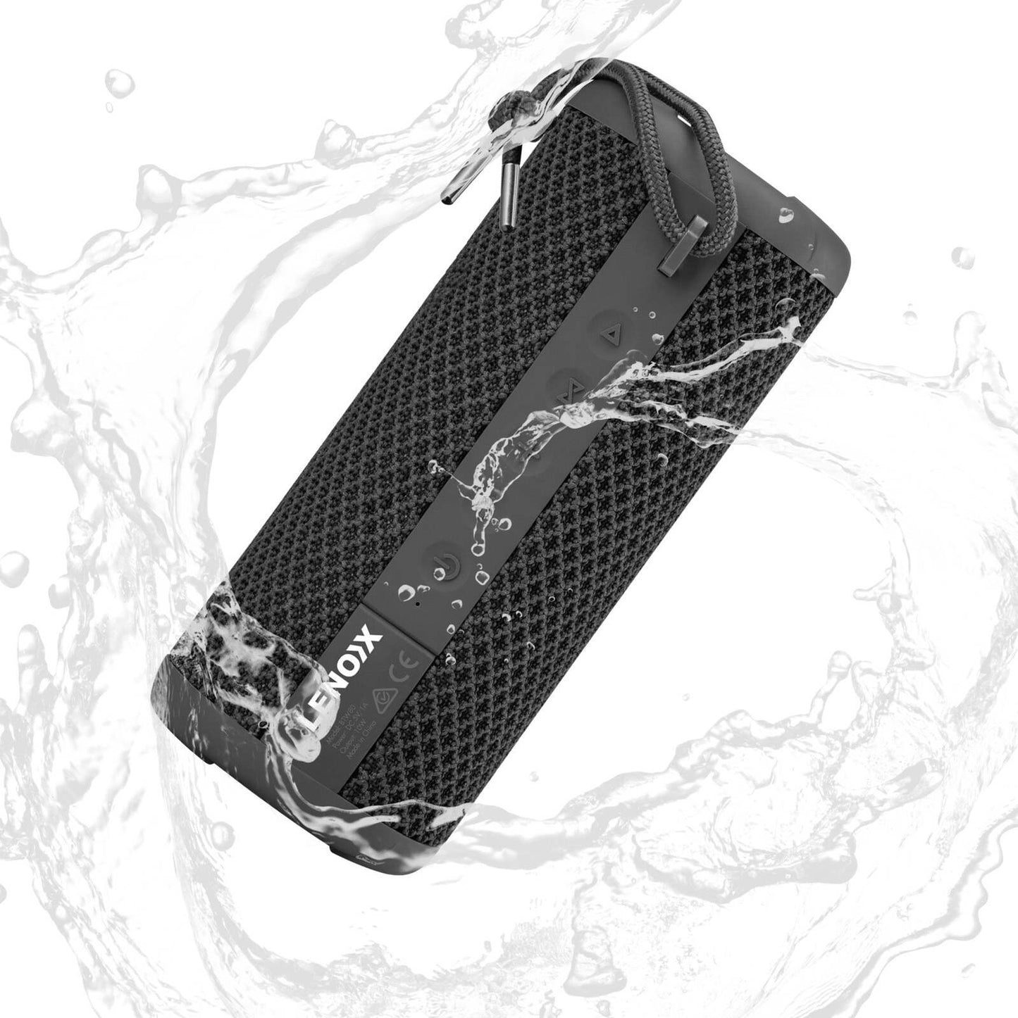 IPX7 Waterproof Portable Bluetooth Speaker 10W with 360° Audio and TWS Wireless Pairing