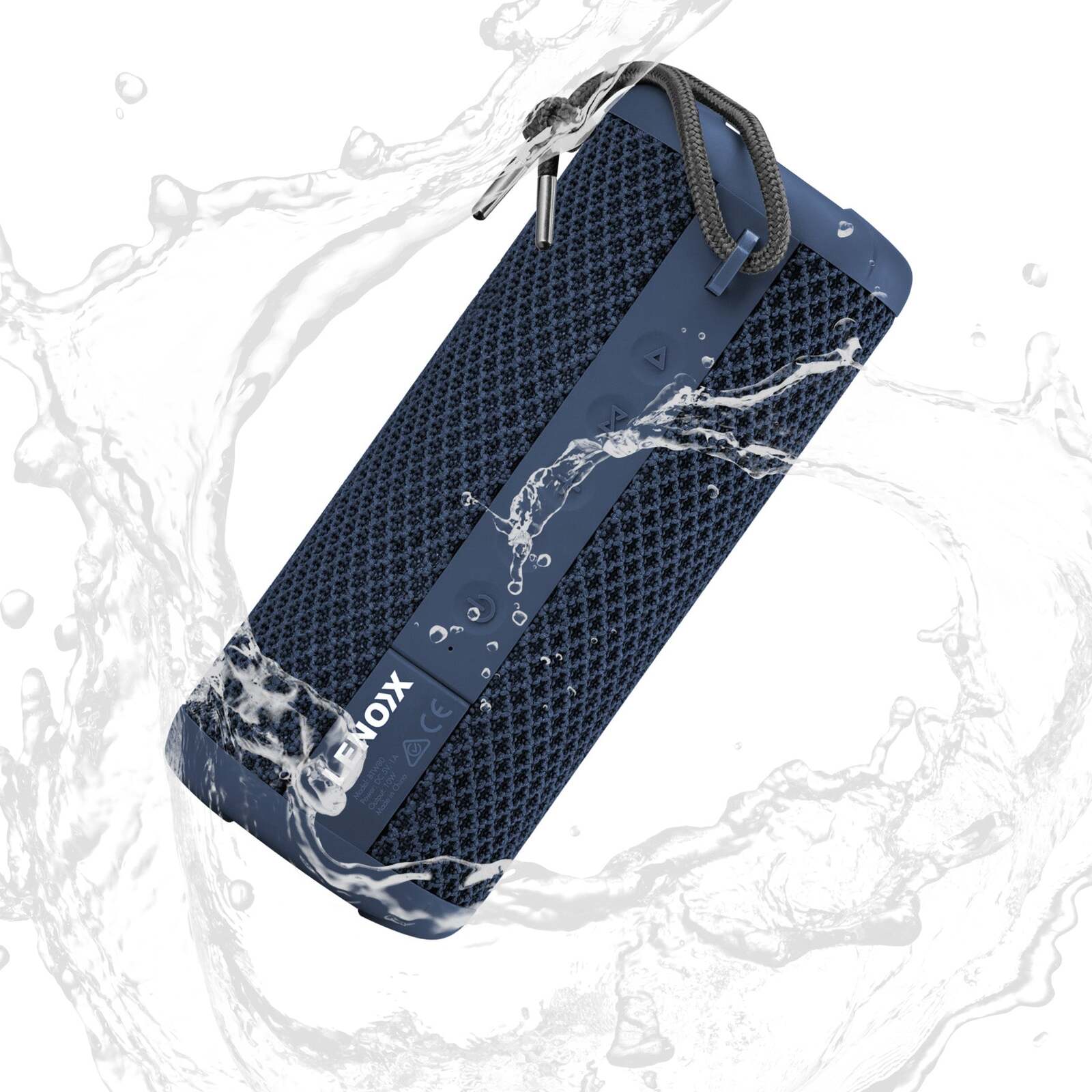 IPX7 Waterproof Portable Bluetooth Speaker 10W with 360° Audio and TWS Wireless Pairing - SuperSaverAU - view 4