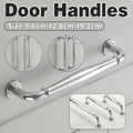 Zinc Alloy Cabinet Door Handle - Bright Silver, 192 mm Hole Spacing - view 2