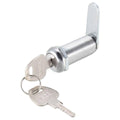 Zinc Alloy Round Cam Lock for Cabinet, Drawer and Mailbox - 16mm, 1 Piece