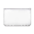 Zippered Binder Pockets for 6 Ring Binders, Pack of 12 - A6 (17 x 11 cm)