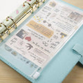 Zippered Binder Pockets for 6 Ring Binders, Pack of 12 - A7 (13 x 9 cm) - view 3