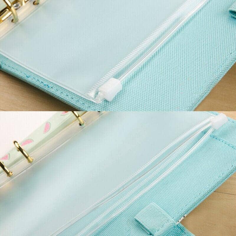 Zippered Binder Pockets for 6 Ring Binders, Pack of 12 - A7 (13 x 9 cm) - view 5